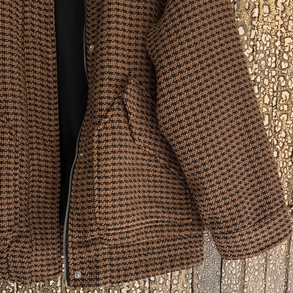Universal Thread Brown And Black Houndstooth Blaz… - image 3